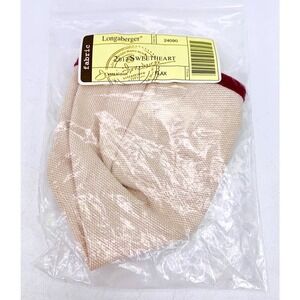 Longaberger 2012‎ Sweetheart Flax LINER ONLY #24090 New in Bag